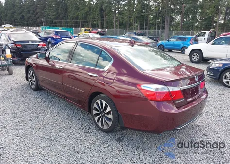 2014 Honda Accord Hybrid Touring from USA, damaged, VIN 1HGCR6F77EA008447